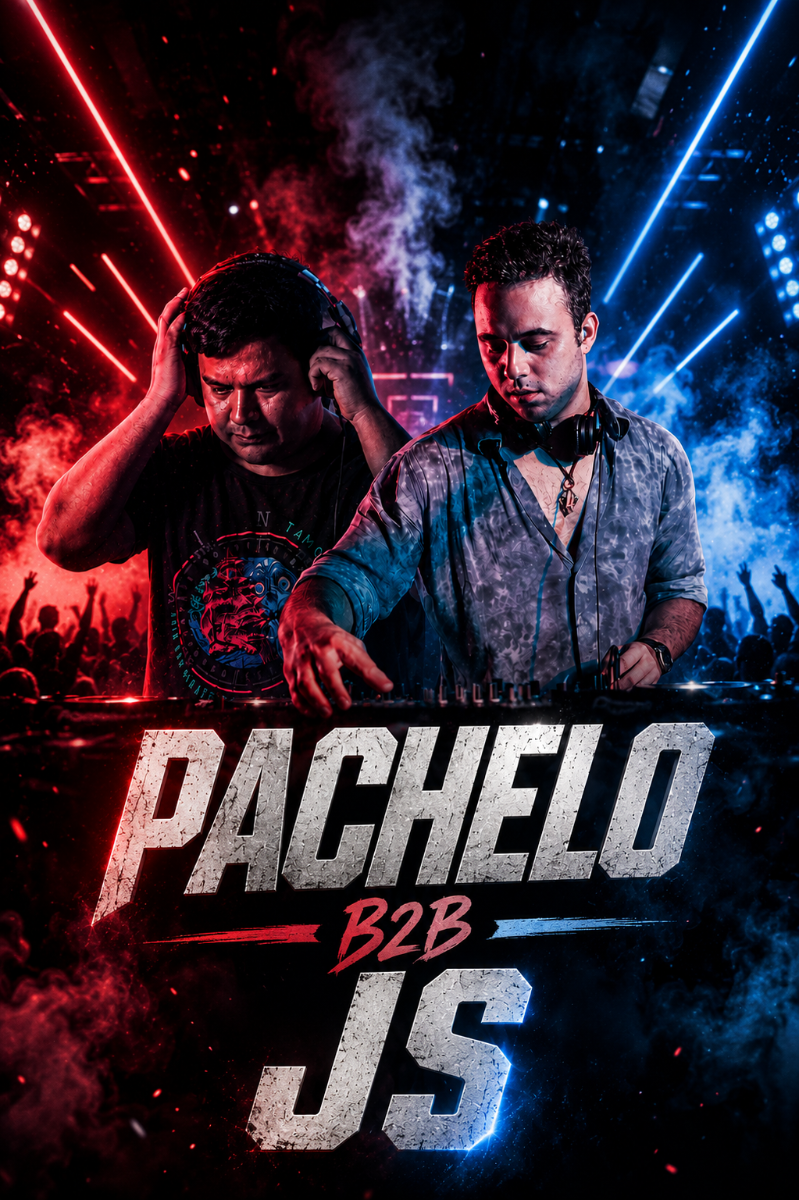 Junior Sotelo b2b Pachelo — DJ en LDC Liga de Combate, Asunción